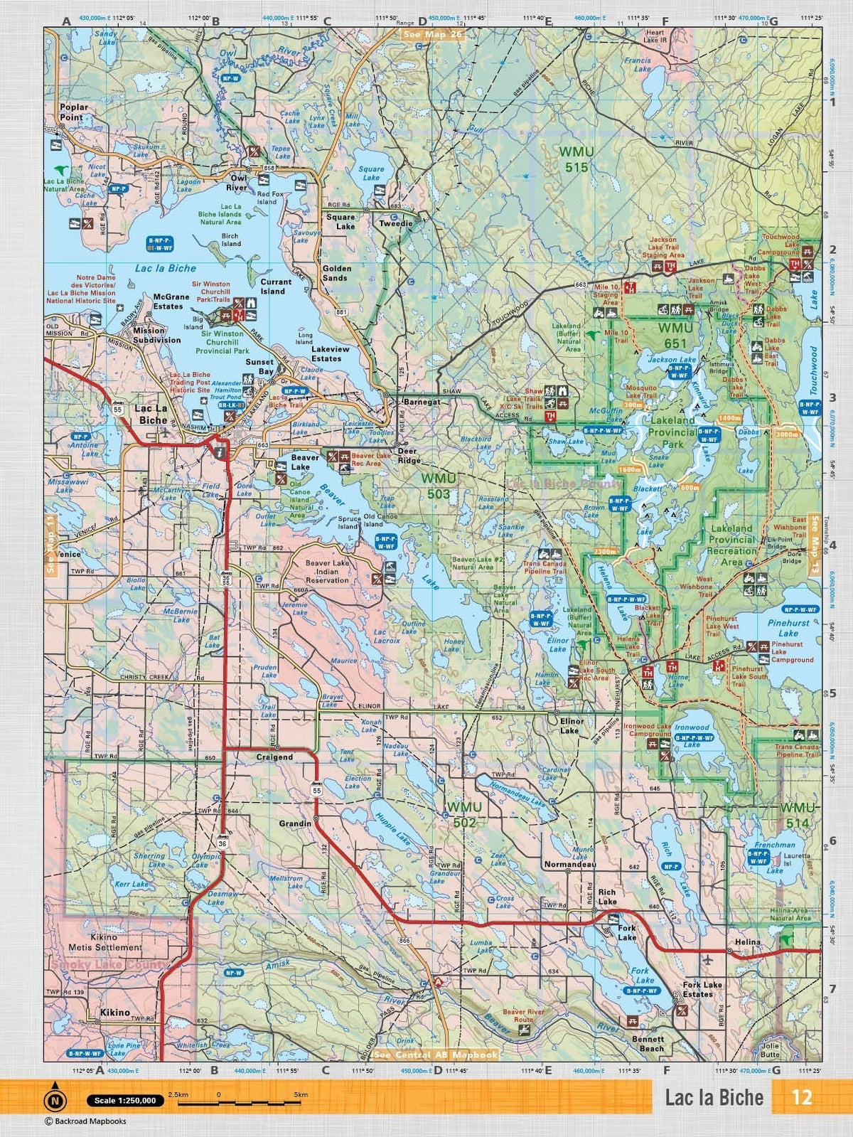 Northern Alberta Backroad Mapbook