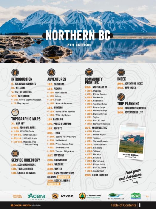 Northern BC Backroad Mapbook