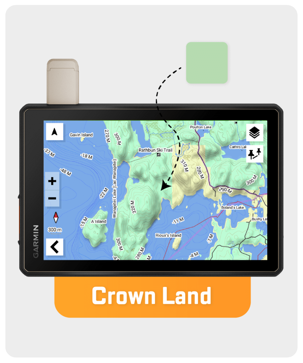 Cartes GPS de l'Ontario