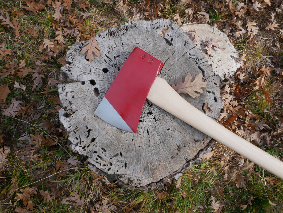 5 lbs. Fallers SB Axe; 28 in. Straight Wooden Handle