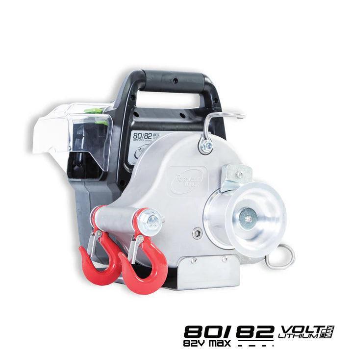 PCW3000-Li-A 80/82 V Battery Powered Pulling Winch Accessorized Package - Axeman.ca