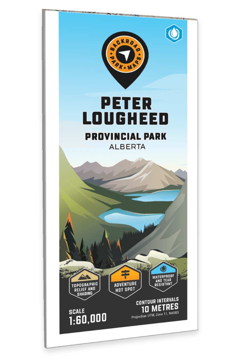 Peter Lougheed Provincial Park Alberta - Park Map