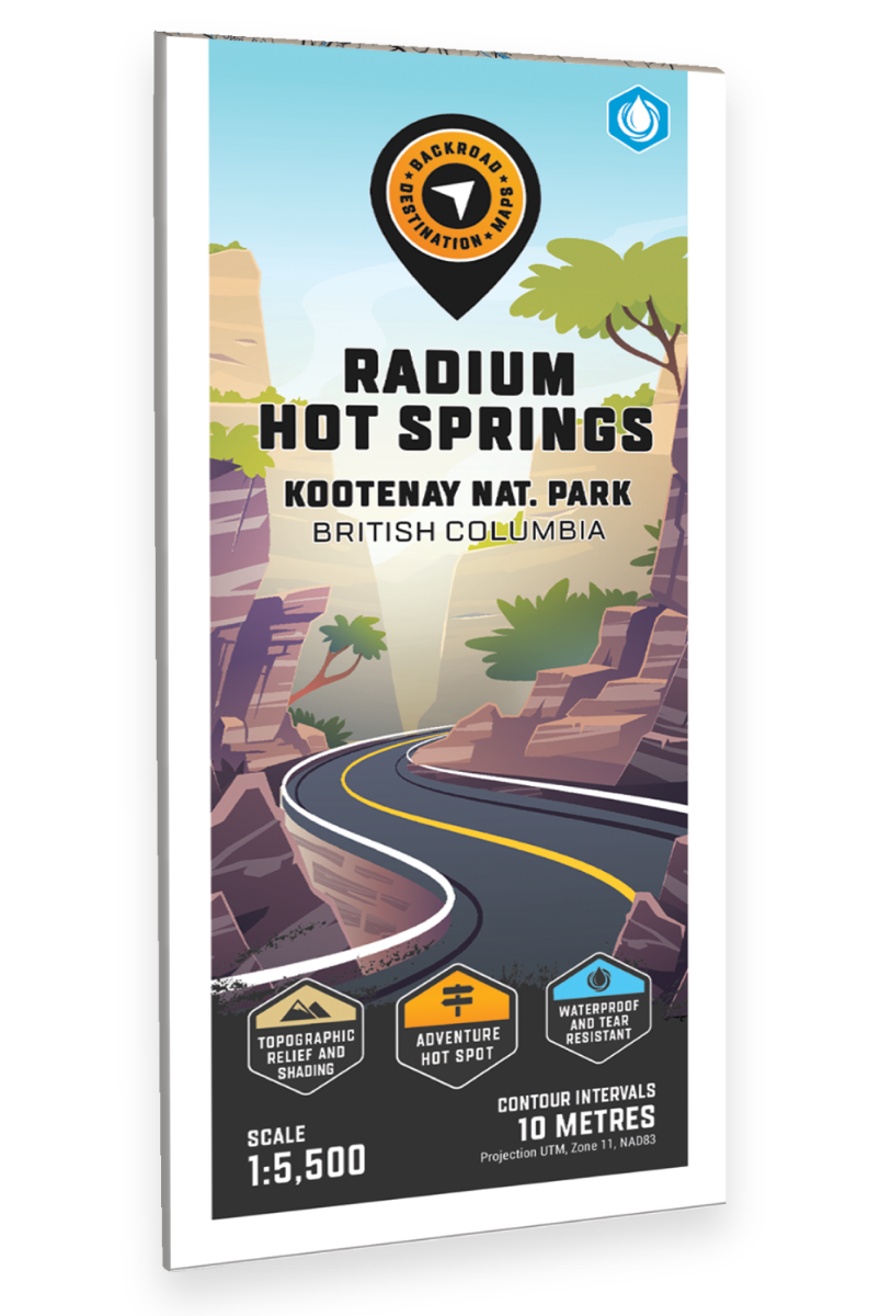 Radium Hot Springs (Kootenay National Park BC) - Destination Map