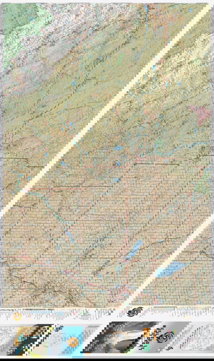 Red Deer to Nordegg, Alberta - Destination Map