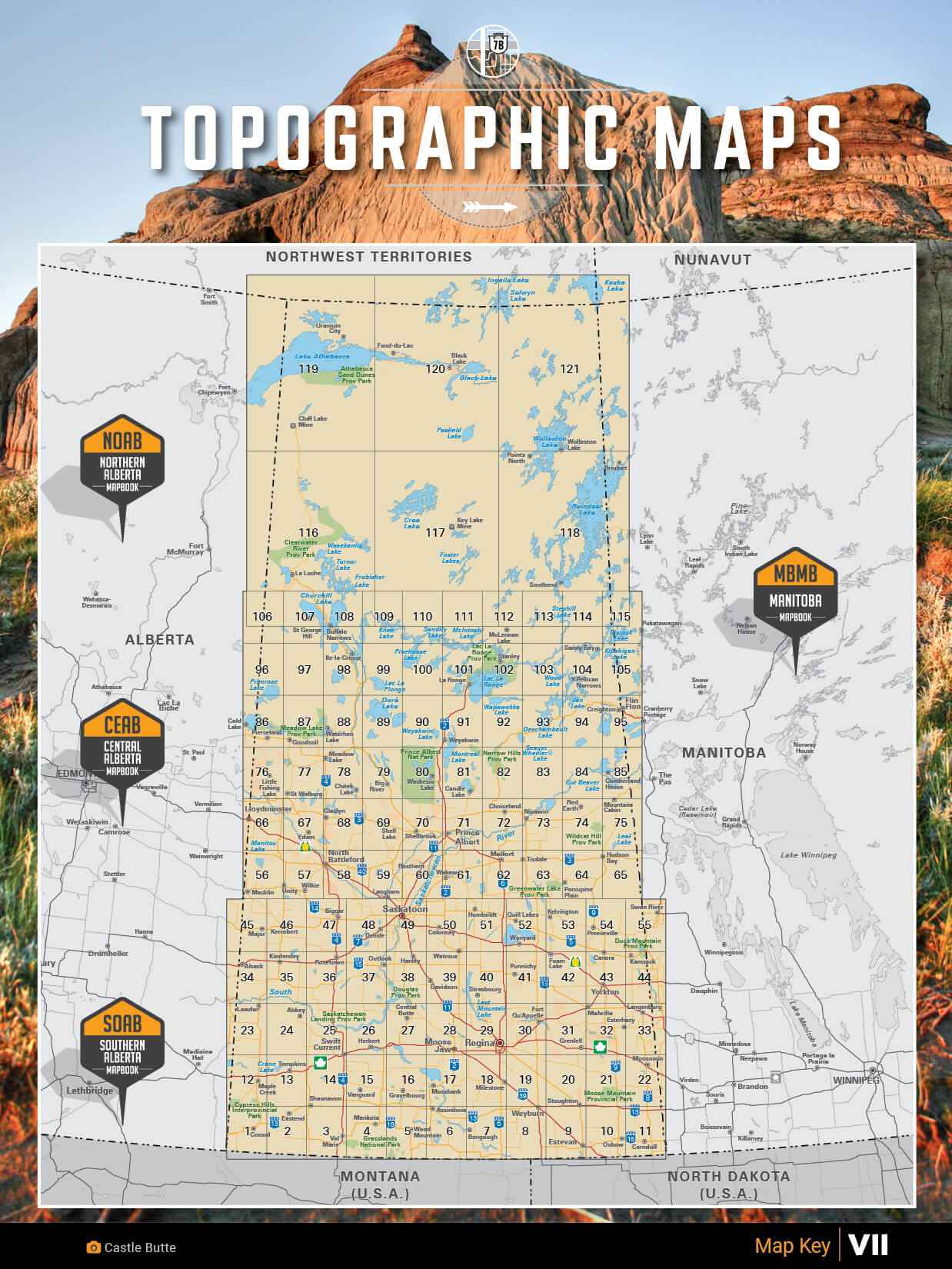 Saskatchewan Backroad Mapbook - Axeman.ca
