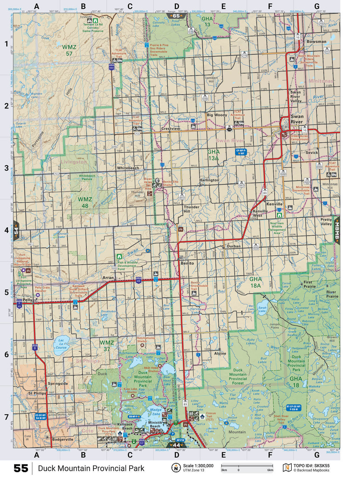 Saskatchewan Backroad Mapbook - Axeman.ca
