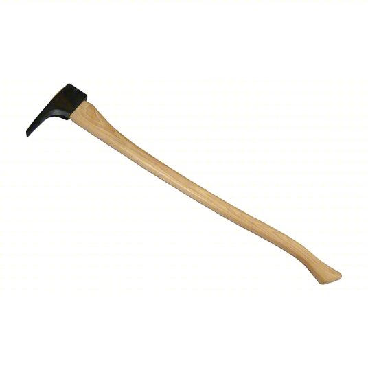 1.5# Pickaroon; 36 in Curved Hickory Handle Hung proud w/ wood and medium flat steel wedge