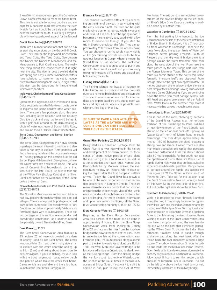 Southern Ontario Backroad Mapbook