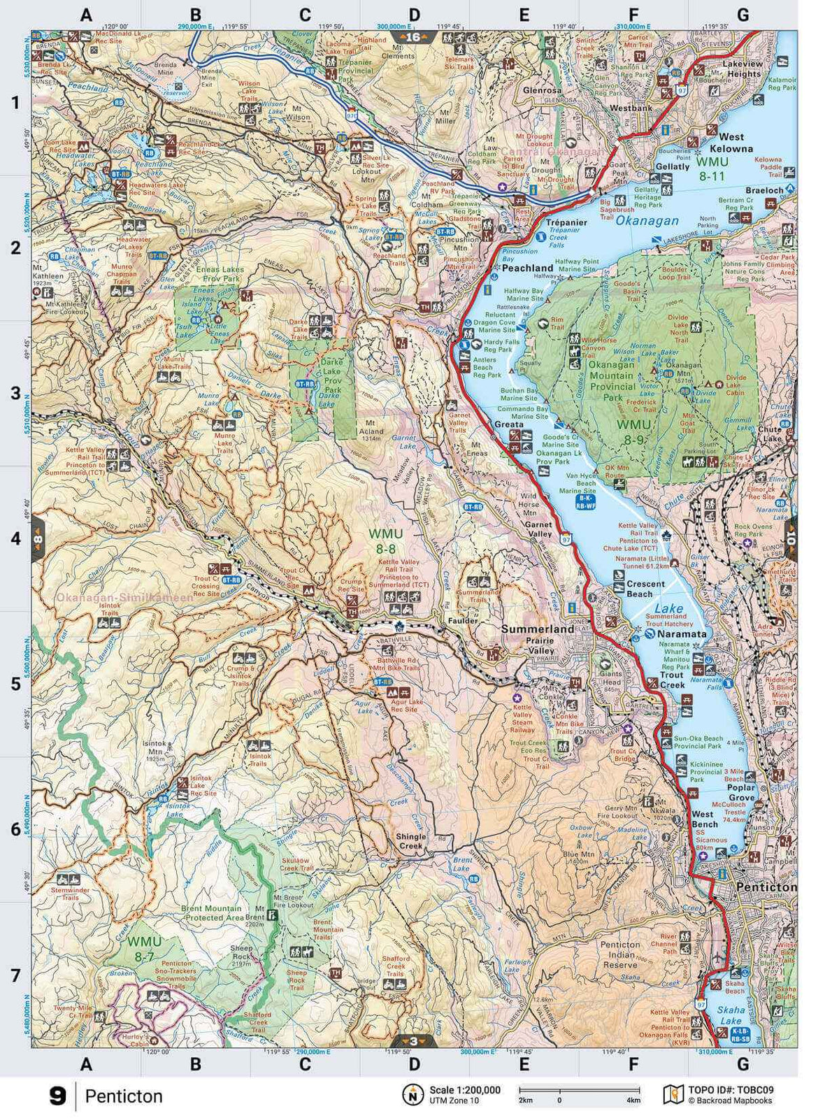 Guide des routes secondaires de Thompson Okanagan, Colombie-Britannique