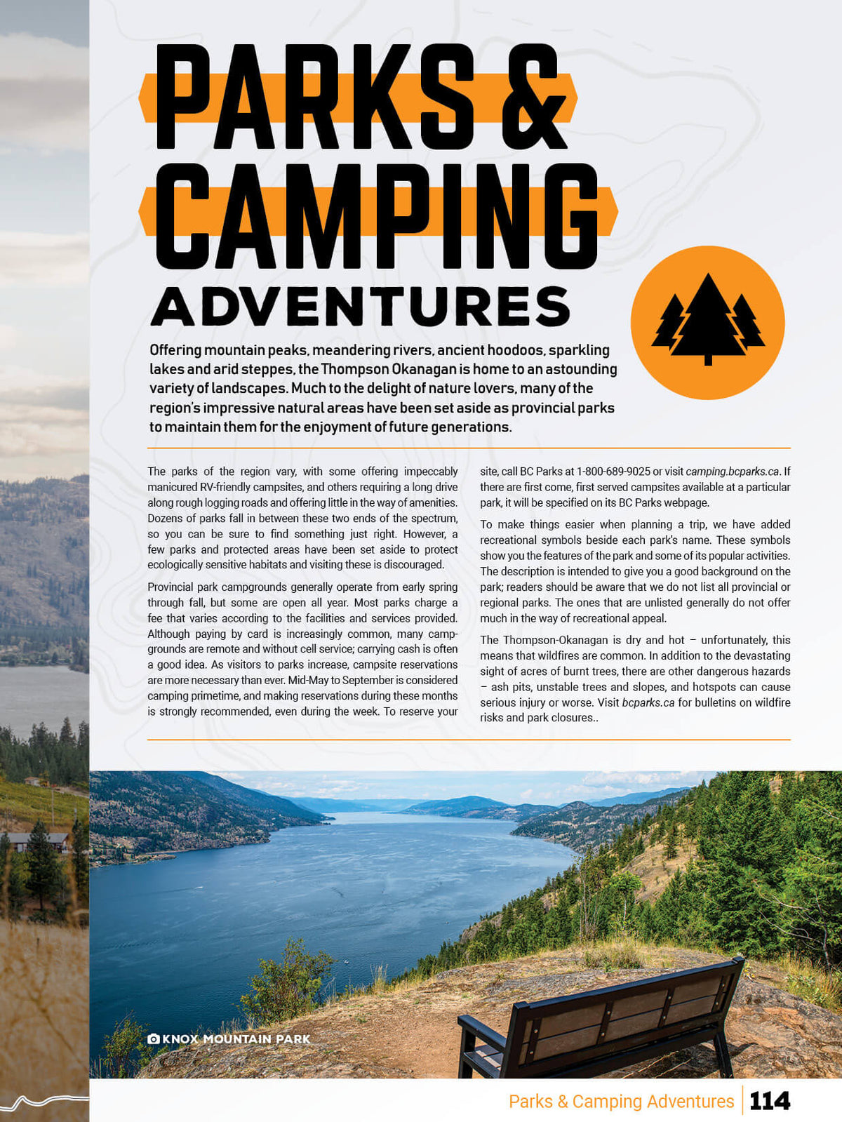 Guide des routes secondaires de Thompson Okanagan, Colombie-Britannique