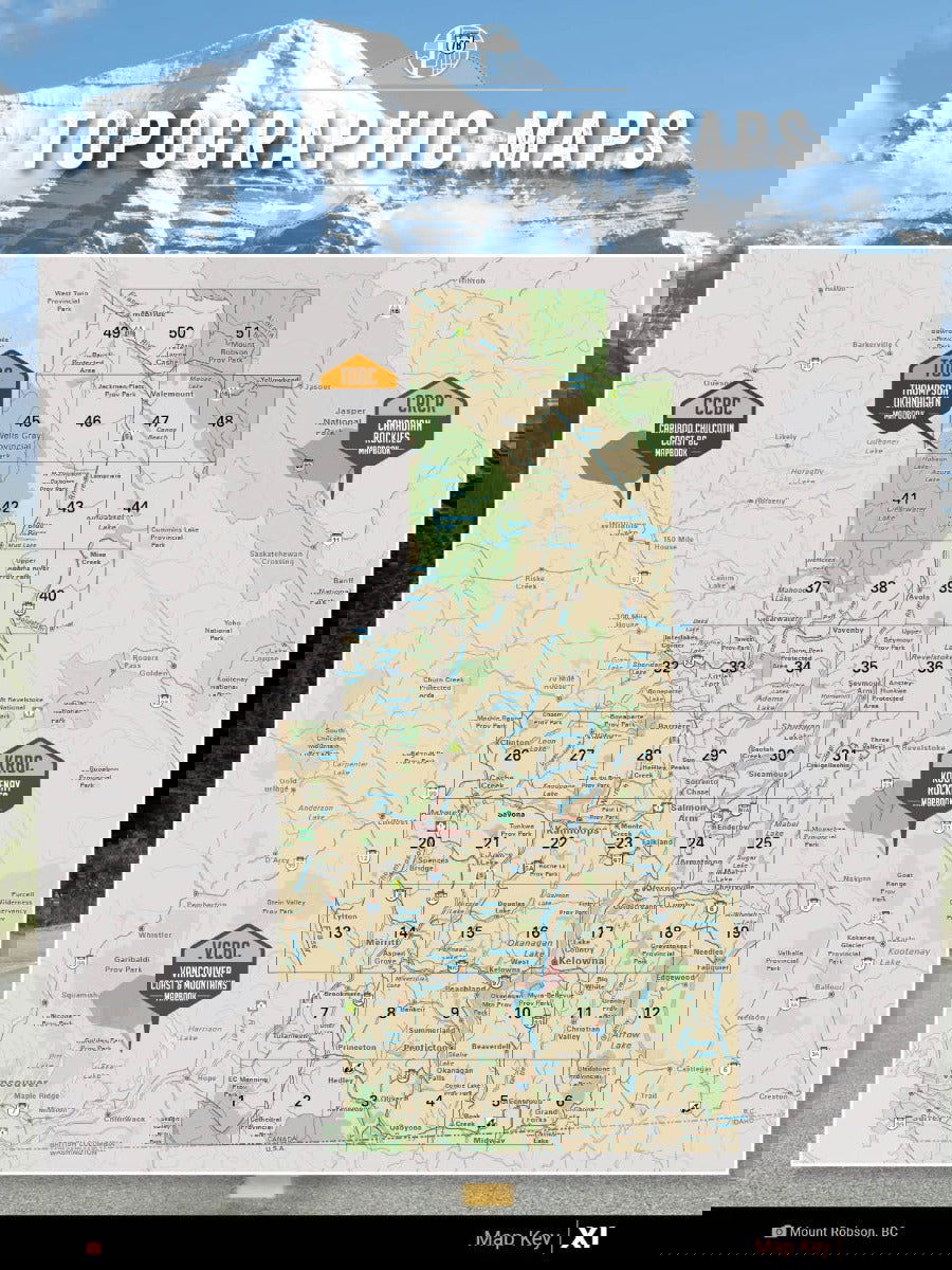 Thompson Okanagan BC Backroad Mapbook