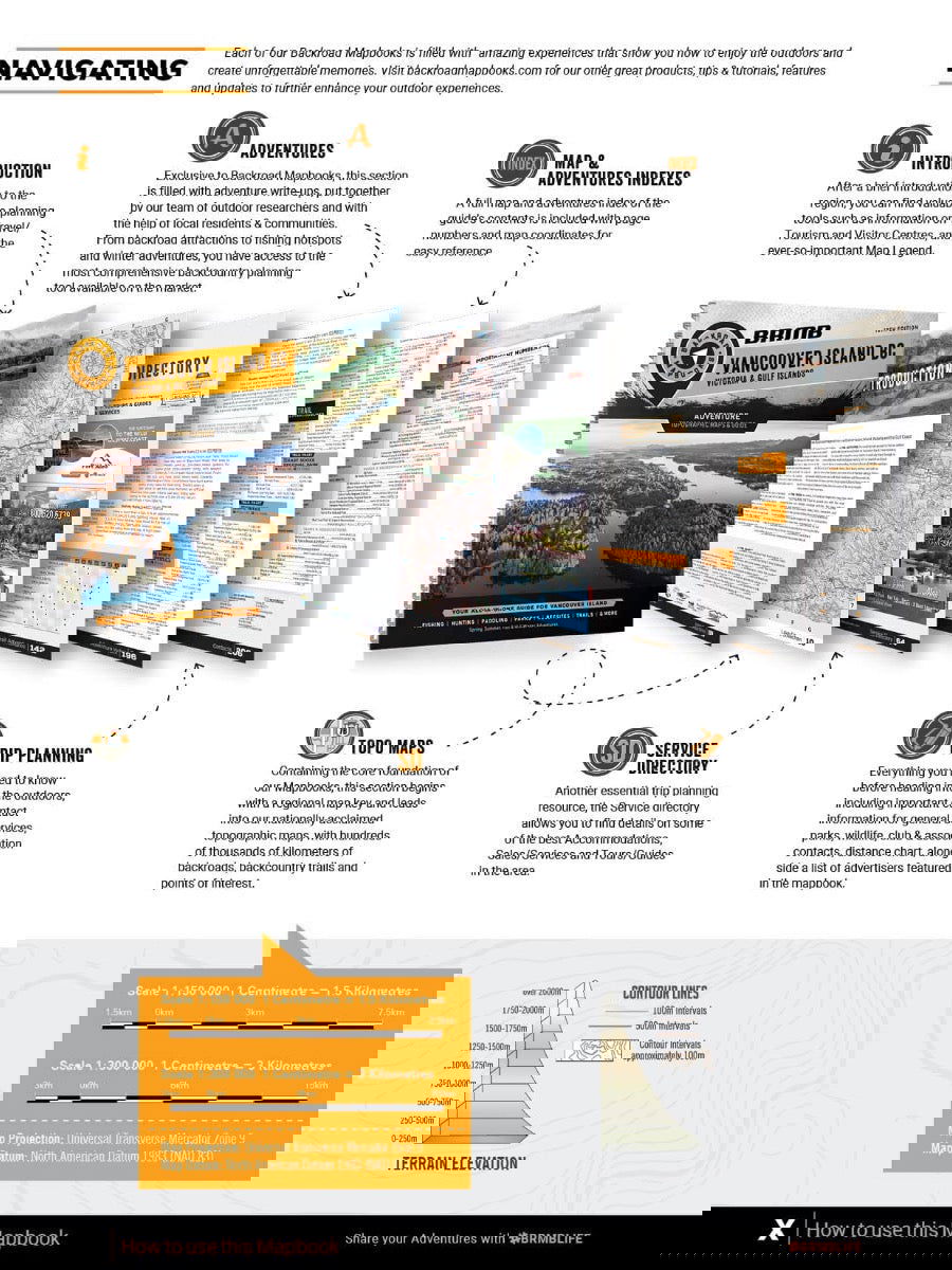 Vancouver Island BC Backroad Mapbook