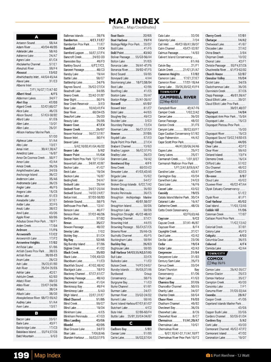 Vancouver Island BC Backroad Mapbook