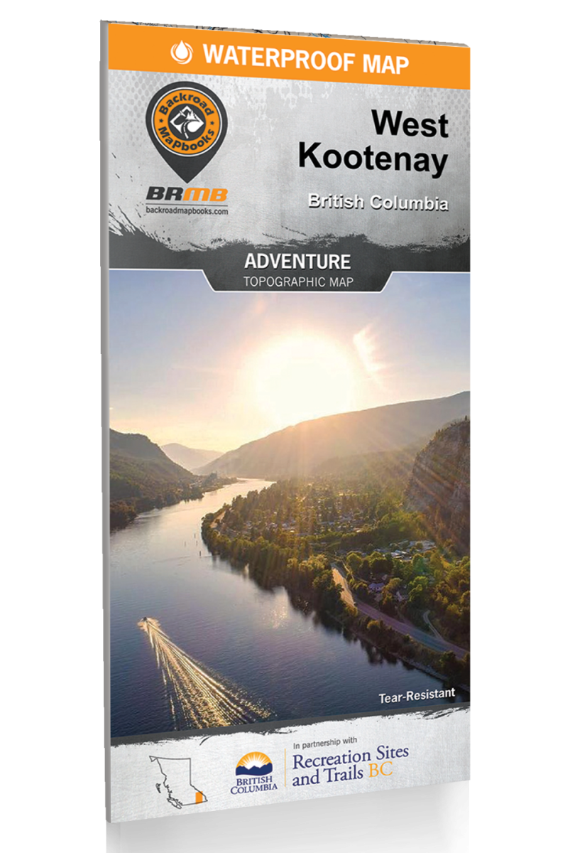 Carte récréative de West Kootenay (Colombie-Britannique)