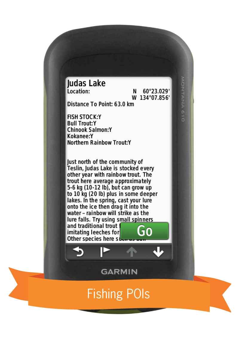 Cartes GPS du Yukon