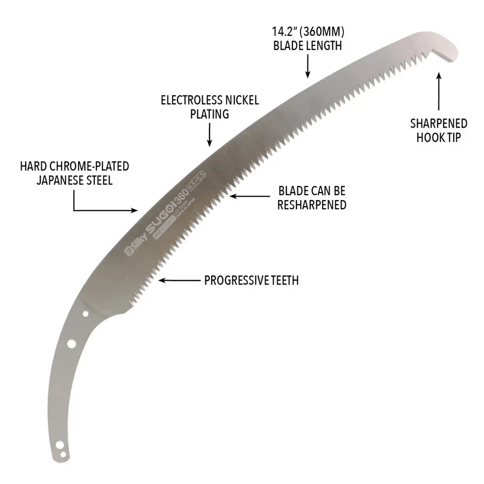 SUGOI Professional 360 (XL Teeth) Arborist Sheath Saw – Buy Online