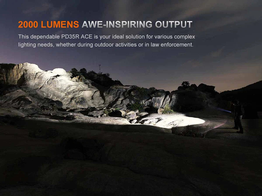 Fenix PD35R ACE Flashlight with CL01 Mini Desktop Lantern