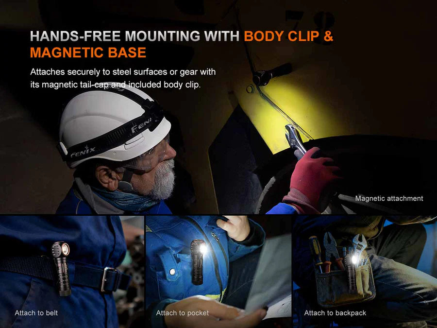 Fenix HM61R V3.0 Multifunctional Rechargeable Headlamp