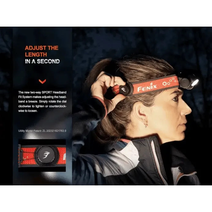 Fenix HM65R-T V2 Rechargeable Lightweight Trail Running Headlamp