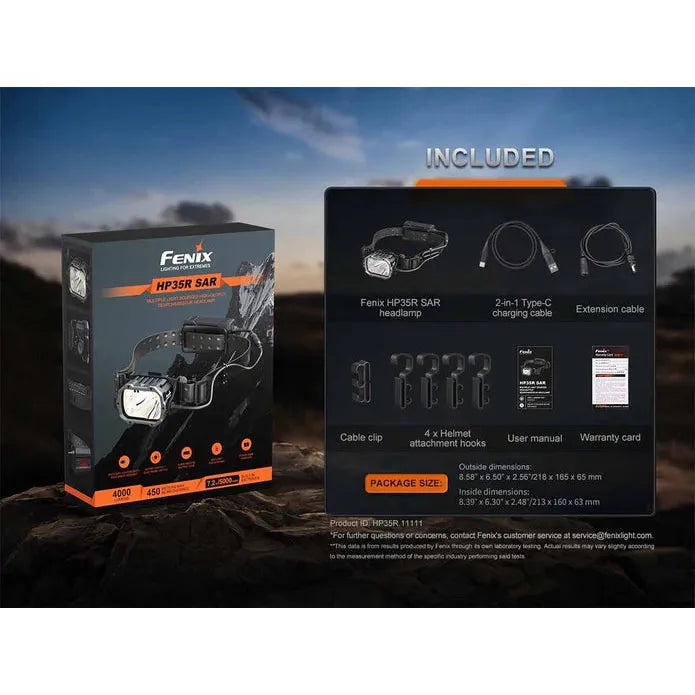 Fenix HP35R Search and Rescue Headlamp