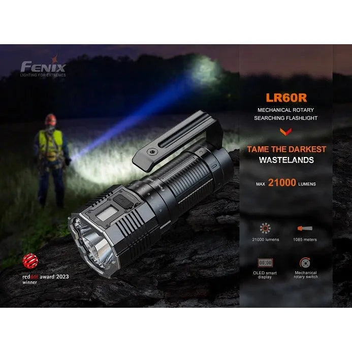 Fenix LR60R 21000 Lumens Rechargeable Flashlight