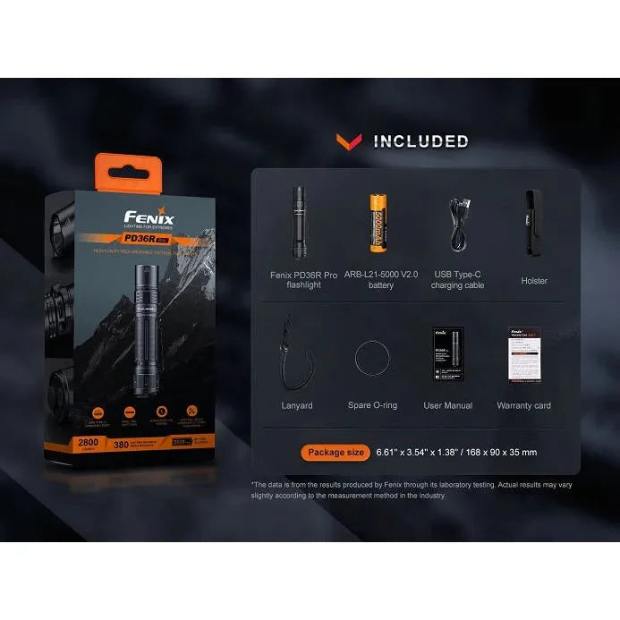 Fenix PD36R Pro 2800 Lumen Flashlight