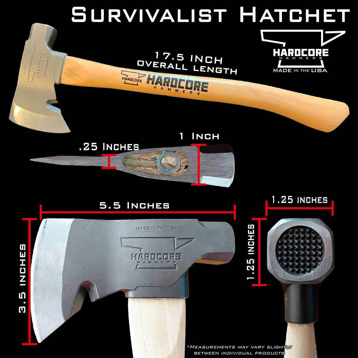 Survivalist Hatchet - Natural Finish - Axeman.ca