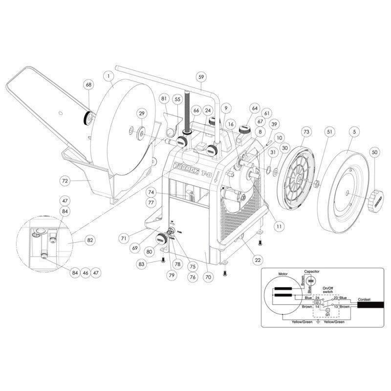 T-8 Replacement water through - Axeman.ca